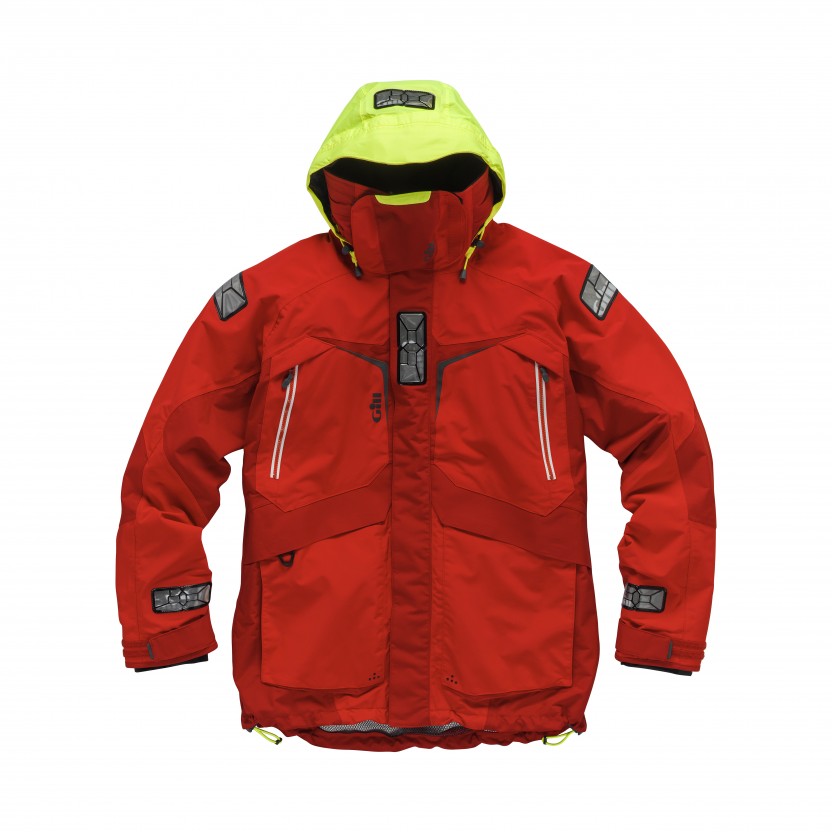 Gill Os2 Offshore / Coastal Sailing Jacket - Красный