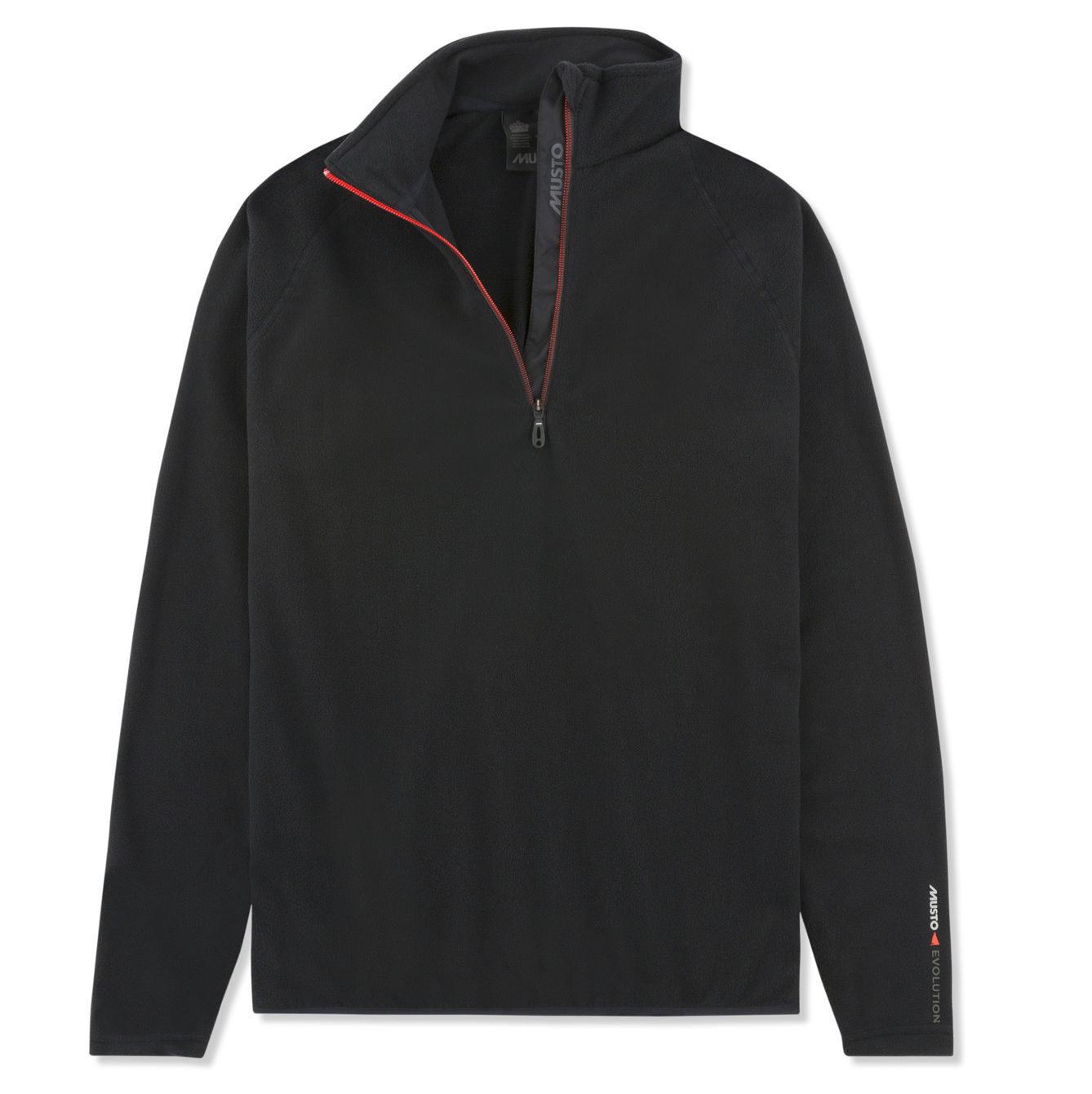 Musto Evolution Essential Половина Молнии Куртка Из Микрофлиса - Черный