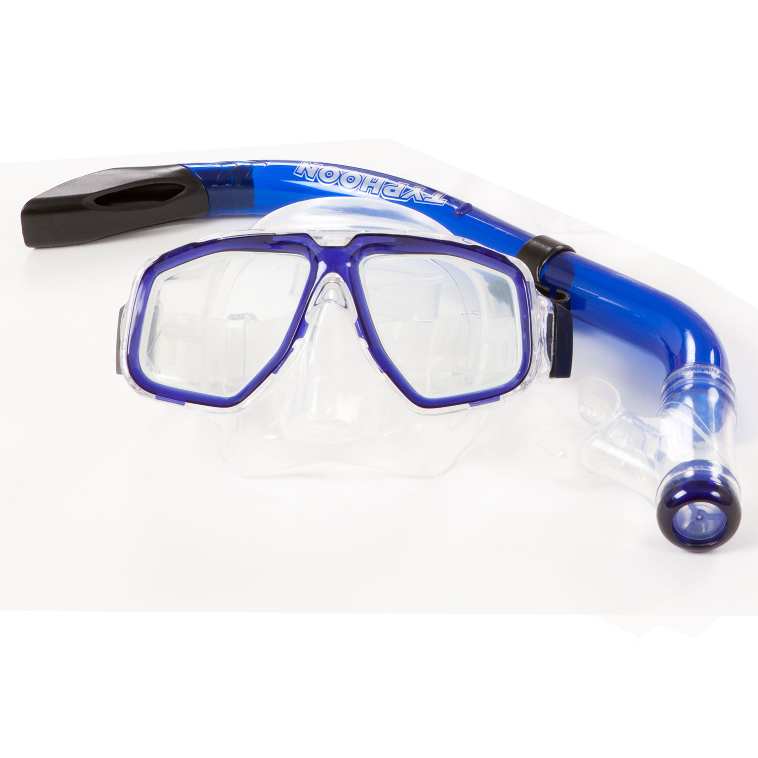 Тайфун Pro Mask & Snorkel Set - Подросток / Дамы - Синий