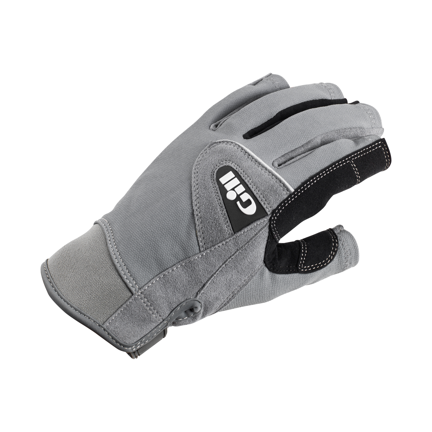 Gill Junior Deckhand Парусные Перчатки С Короткими Пальцами - Серый