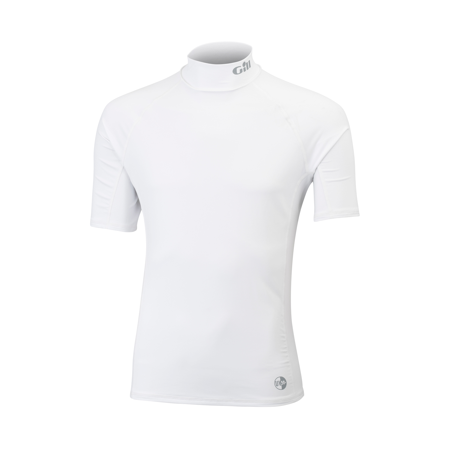 Gill Mens Жилет С Короткими Рукавами Uv Rash - Белый