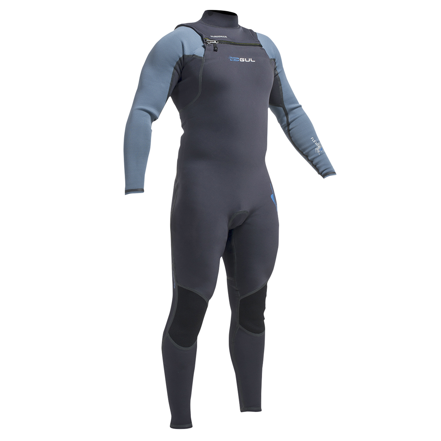 Gul Flexor 3/2Mm Chestzip B / S Гидрокостюм - Jet / Pewter