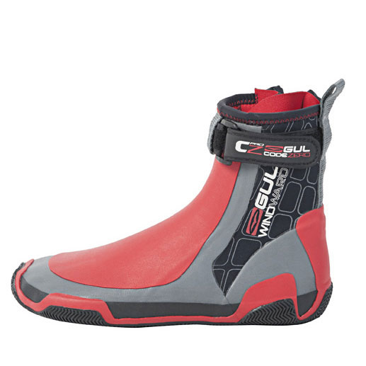 Gul Cz Windward Boots - 5-Миллиметровые Ботинки Гидрокостюма 2019 - Черный / Красный