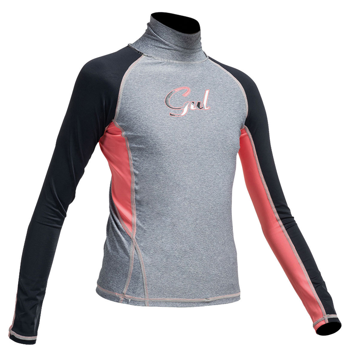 Gul Junior Flatlock Rashguard С Длинным Рукавом - Мрамор / Черный