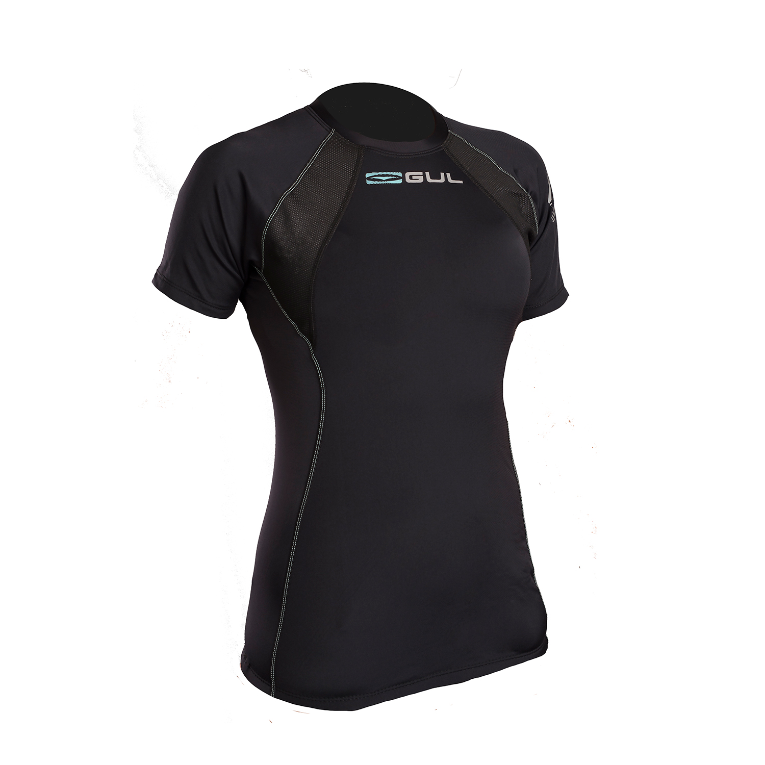 Gul Ladies Evolite Fl Термальный Топ С Коротким Рукавом - Черный