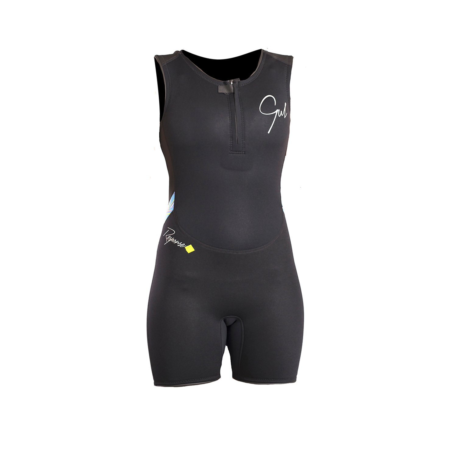 Gul Ladies Response 3/2Mm Fl Короткий Гидрокостюм Джейн - Черный / Линии