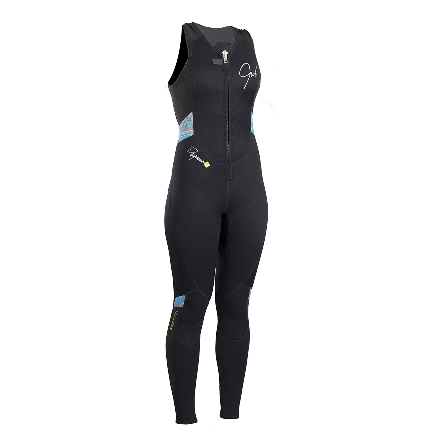 Gul Ladies Response 3Mm Fl Long Jane Гидрокостюм - Черный / Линии