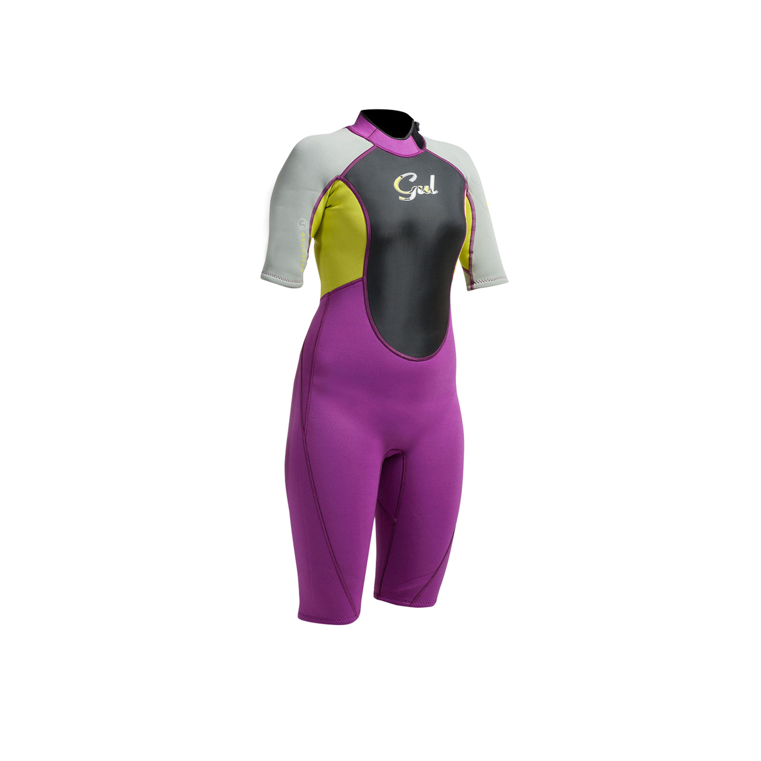 Gul Womens Response 3 / 2Mm Flatlock Короткий Гидрокостюм - Шелковица / Серый