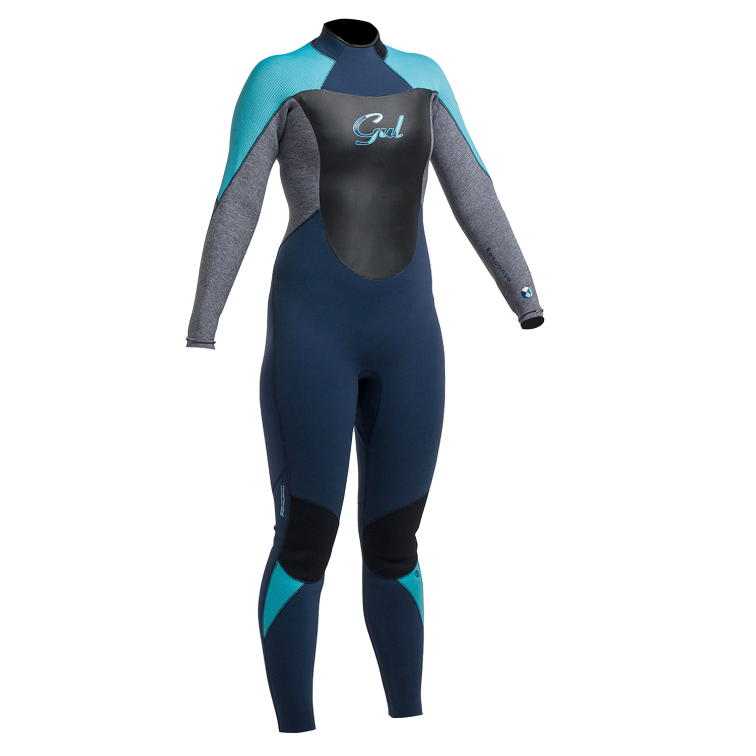 Gul Womens Response 4 / 3Mm Гидрокостюм С Завязанными Глазами, - Темно-Синий / Marl