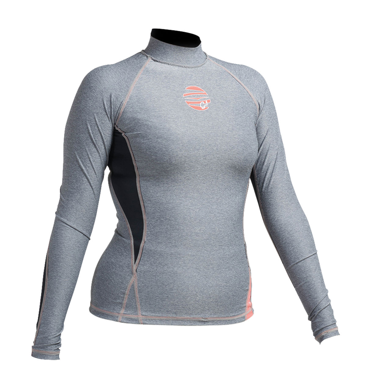 Gul Womens Swami F / L Rashguard С Длинным Рукавом - Мрамор / Черный