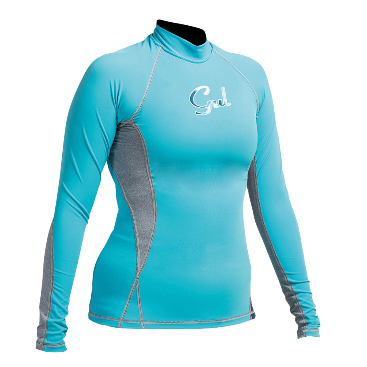 Gul Womens Swami F / L Rashguard С Длинным Рукавом - Бирюзовый / Мраморный
