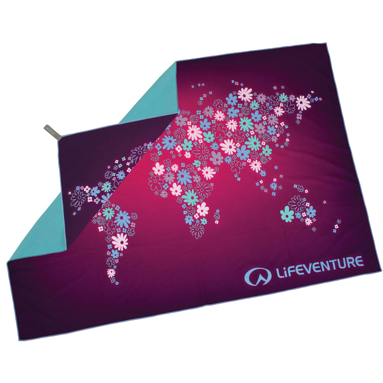 Lifeventure Softfibre Полотенце С Принтом - Мир В Цветах