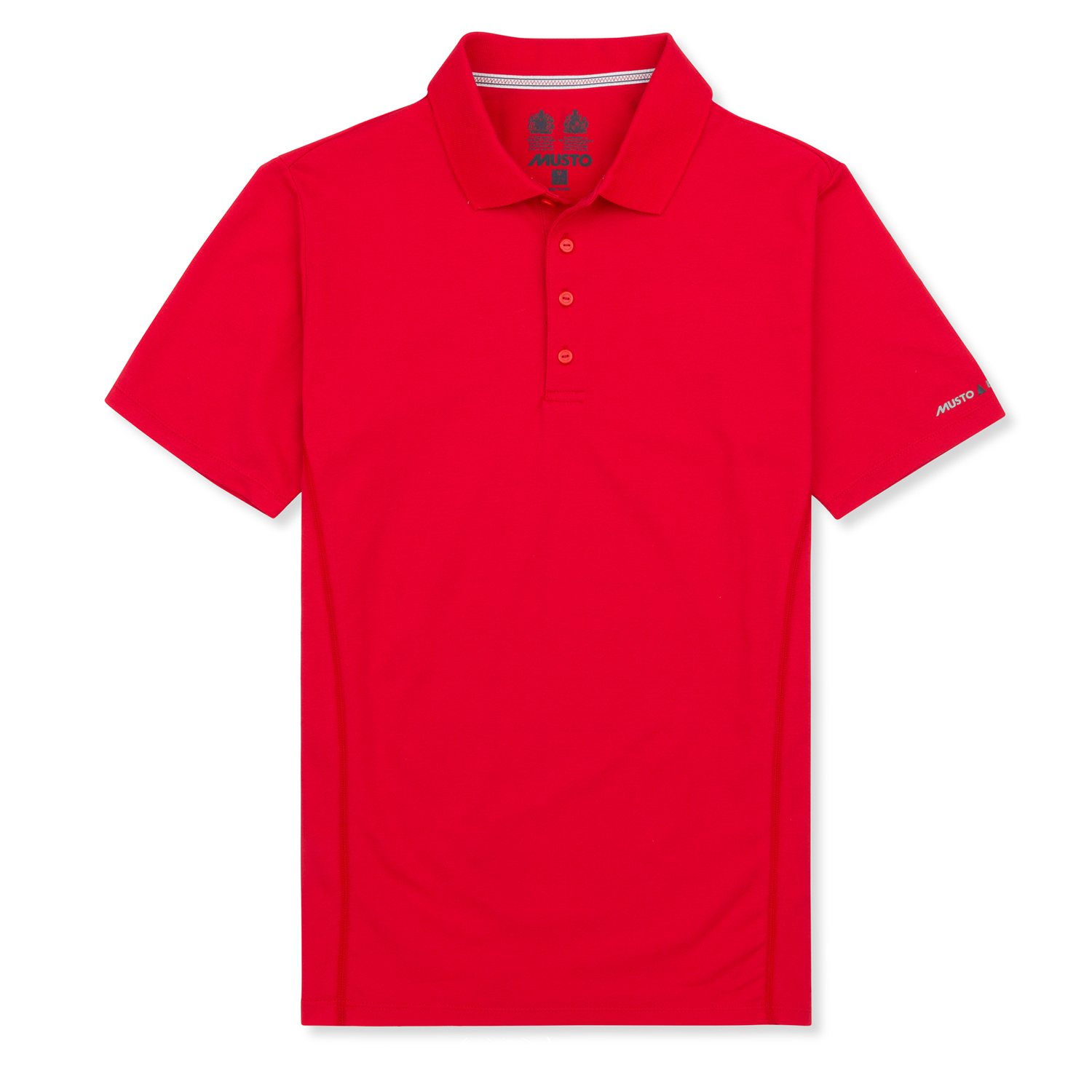 Musto Evolution Поло Для Загара С Коротким Рукавом - True Red