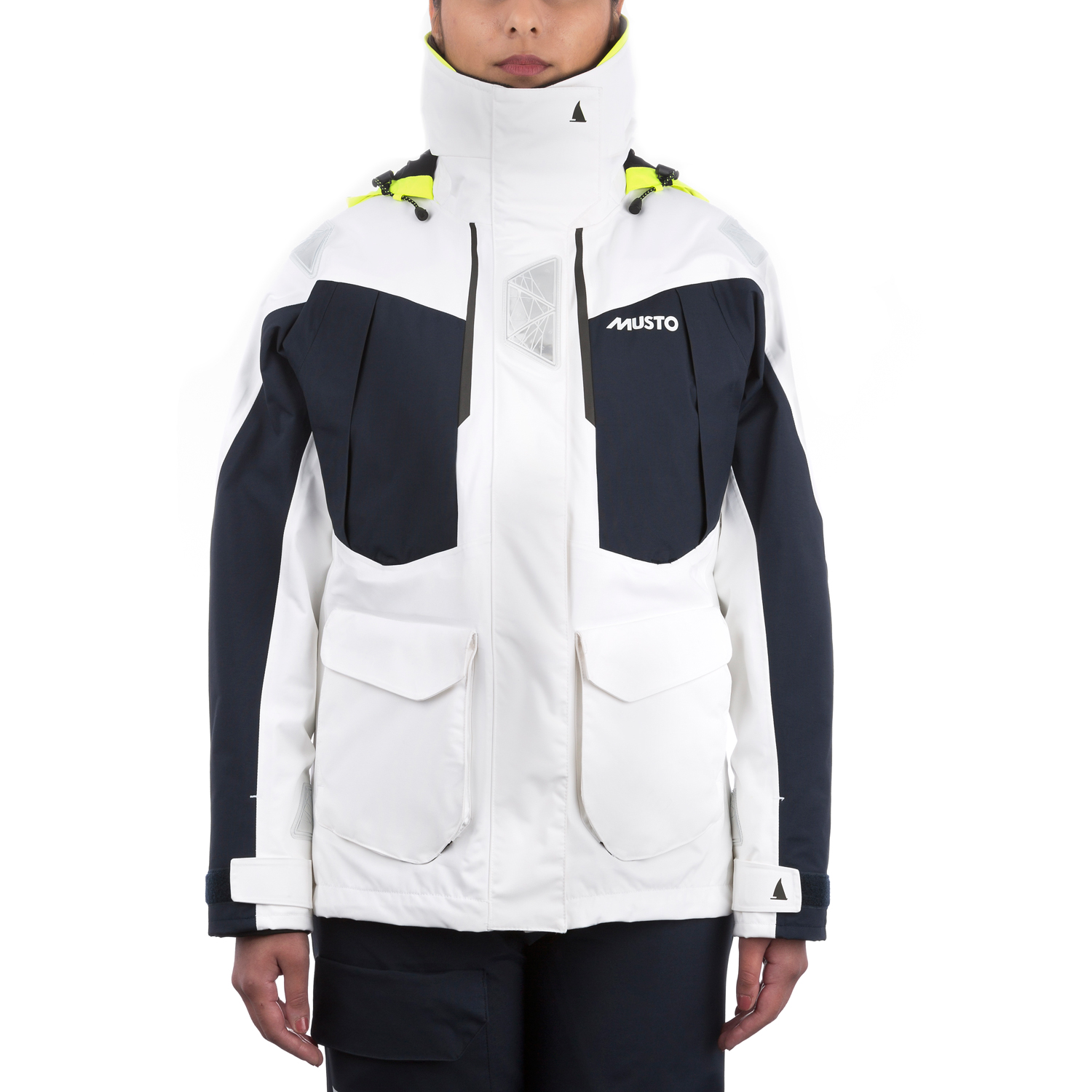 Musto Womens Br2 Offshore Jacket - Белый / Настоящий Темно-Синий