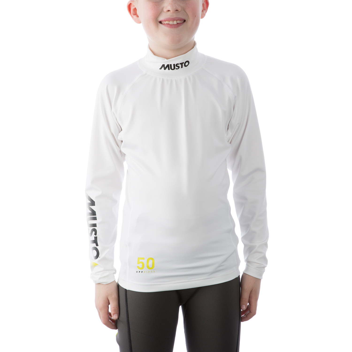Молодежный Чемпионат Musto Sunblock Rash Guard С Длинным Рукавом - Белый