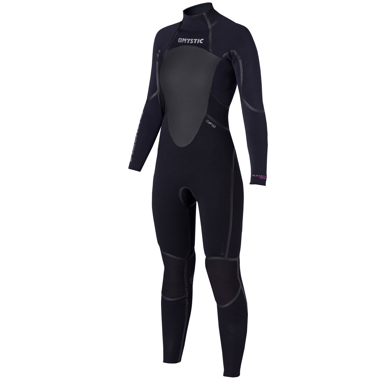 Mystic Womens Черная Звезда 5 / 4Mm Gbs Гидрокостюм С Застежкой-Молнией 2023