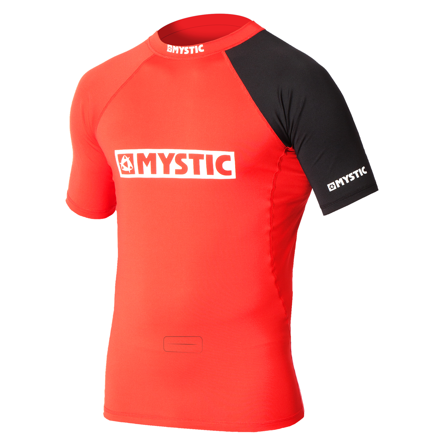 Mystic Chest Logo Rash Жилет С Короткими Рукавами - Красный