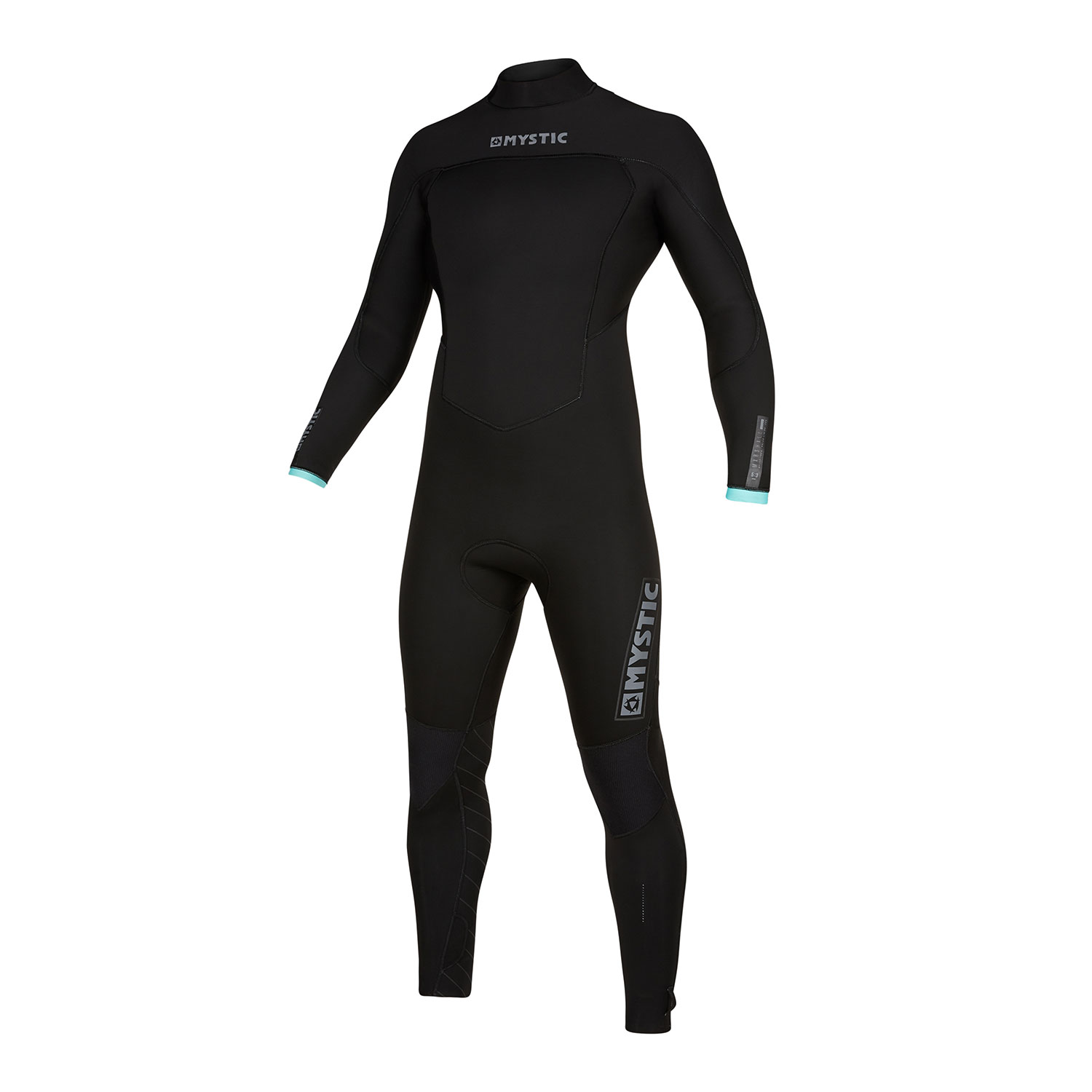 Мистик Маршалл 5 / 3Мм Back-Zip Полный Гидрокостюм - Черный / Мята