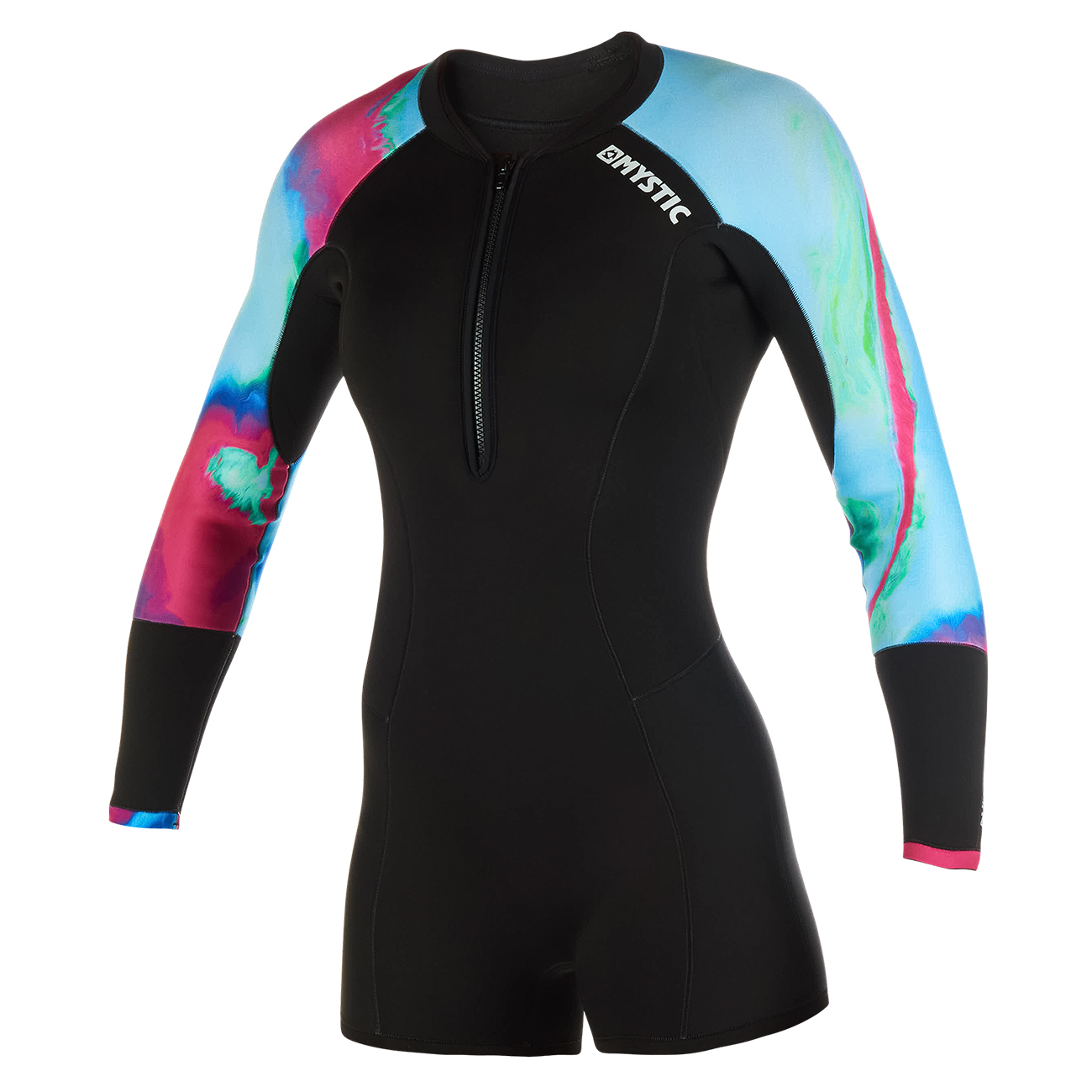 Mystic Womens Diva 3 / 2Mm Fzip Longarm Короткий Гидрокостюм - Аврора