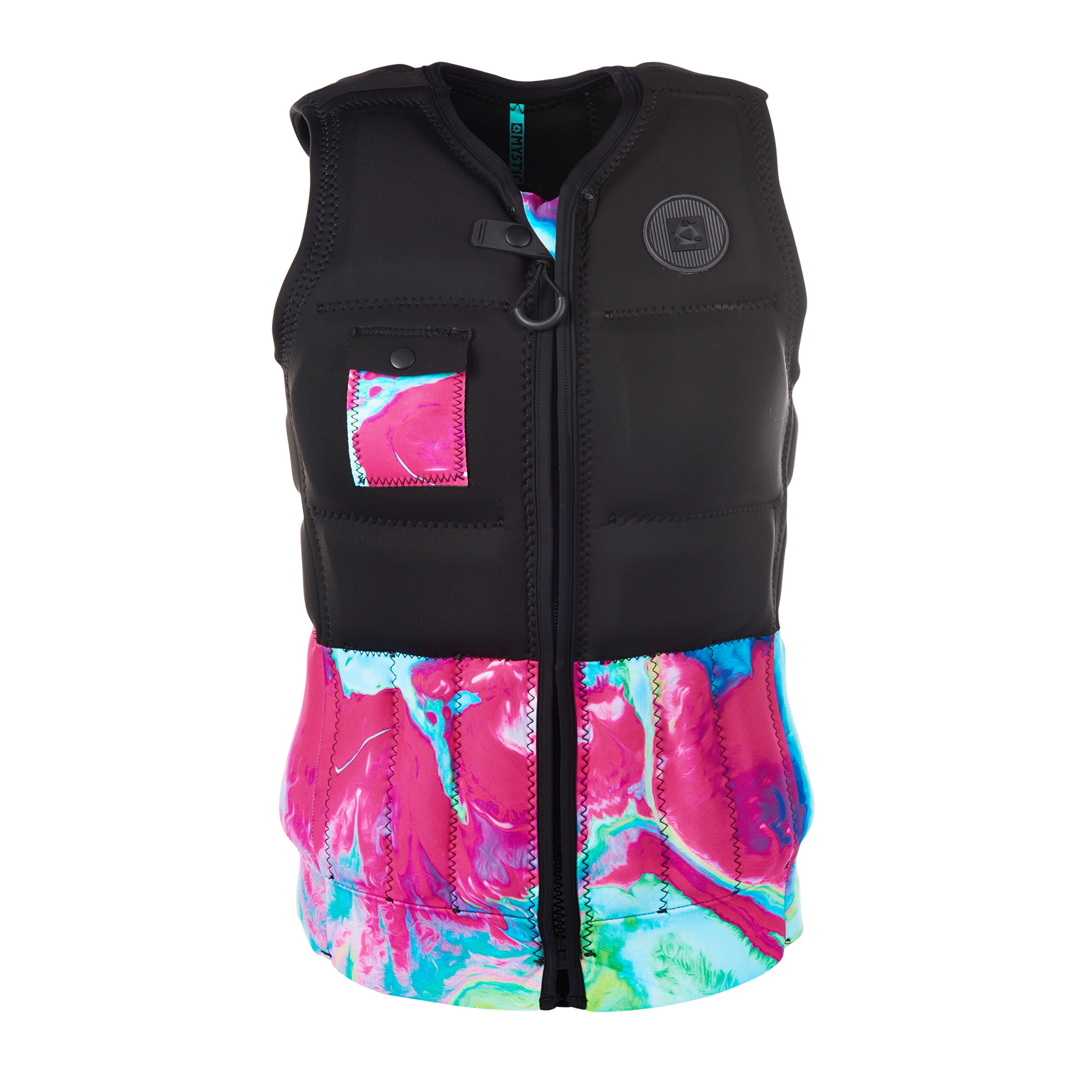 Mystic Womens Diva Передняя Молния Wake Impact Vest - Аврора