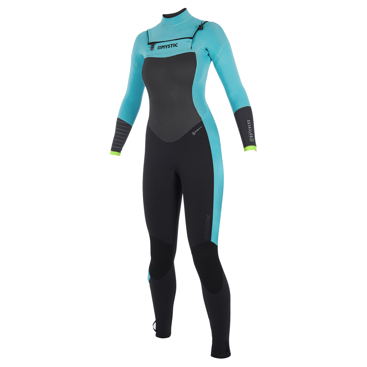 Mystic Womens Dutchess 5 / 4Mm Двойной Костюм На Молнии Спереди - Мята