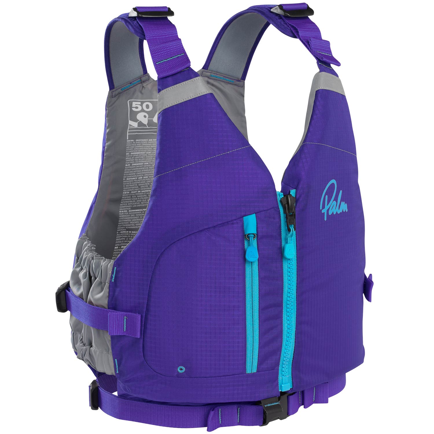 Пальмовая Женская Меандр Pfd Kayak Buoyancy Aid - Фиолетовый