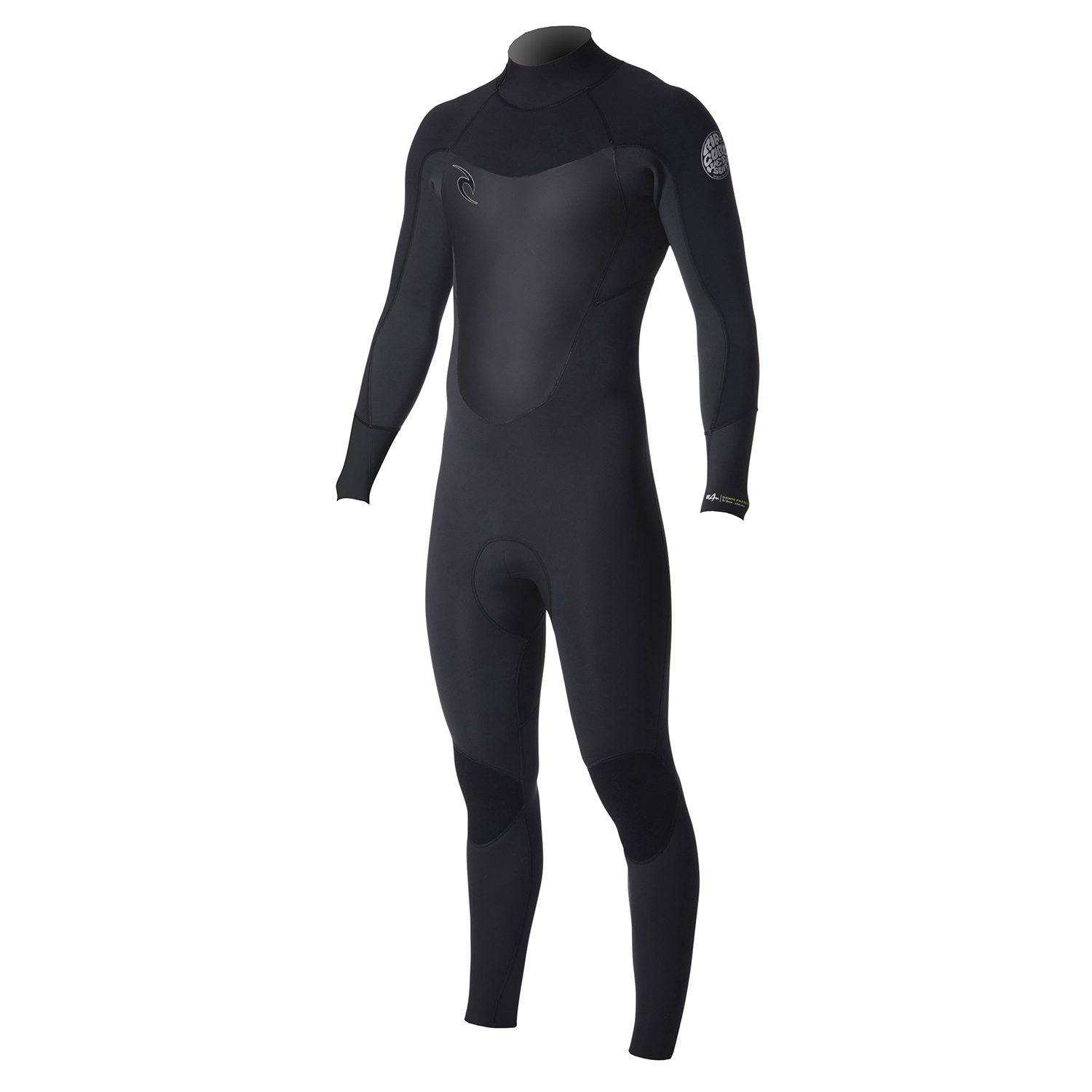 Гидрокостюм Rip Curl Dawn Patrol 3 / 2Mm С Застежкой-Молнией Сзади - Черный
