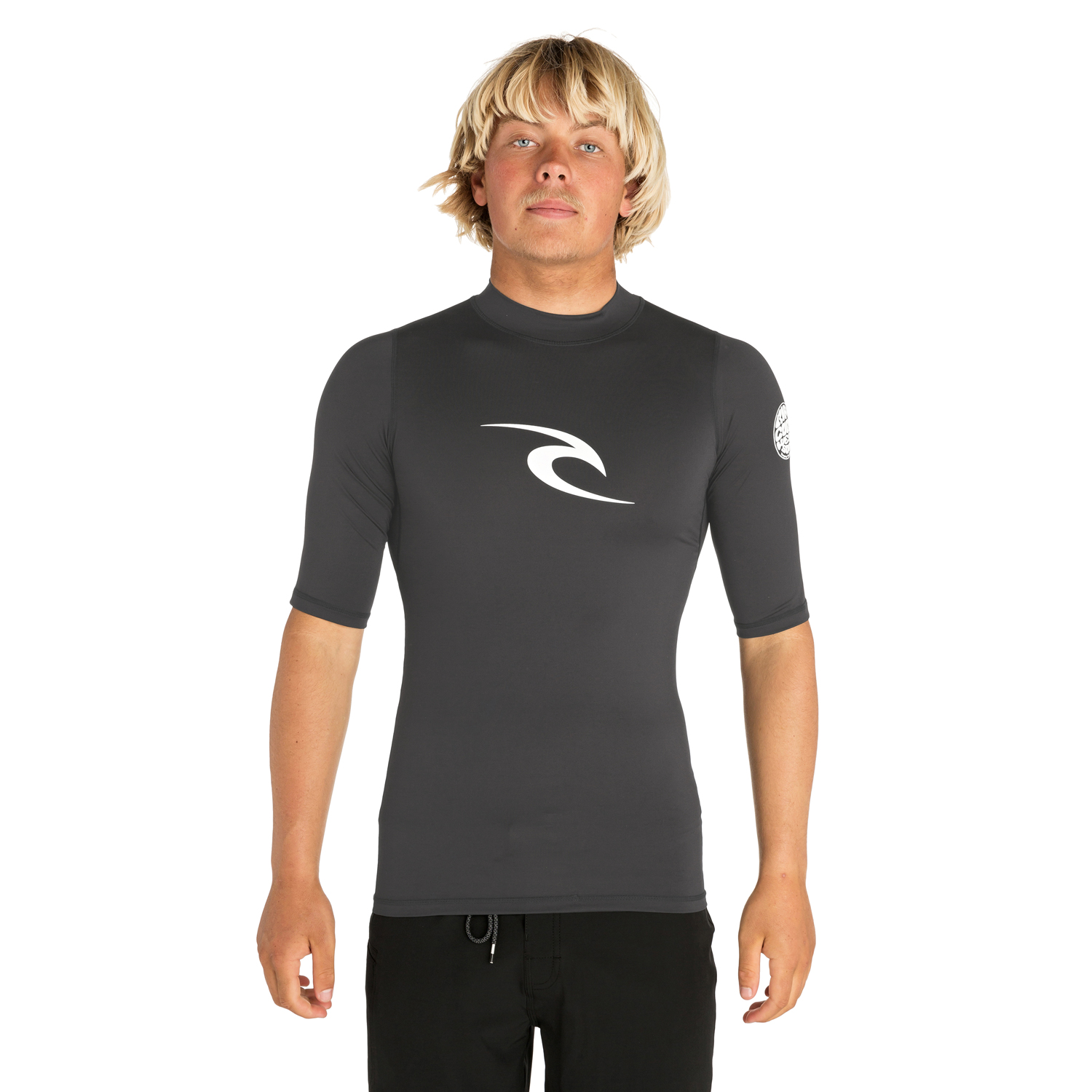 Rip Curl Футболка С Короткими Рукавами Uv Surf - Темно-Серый