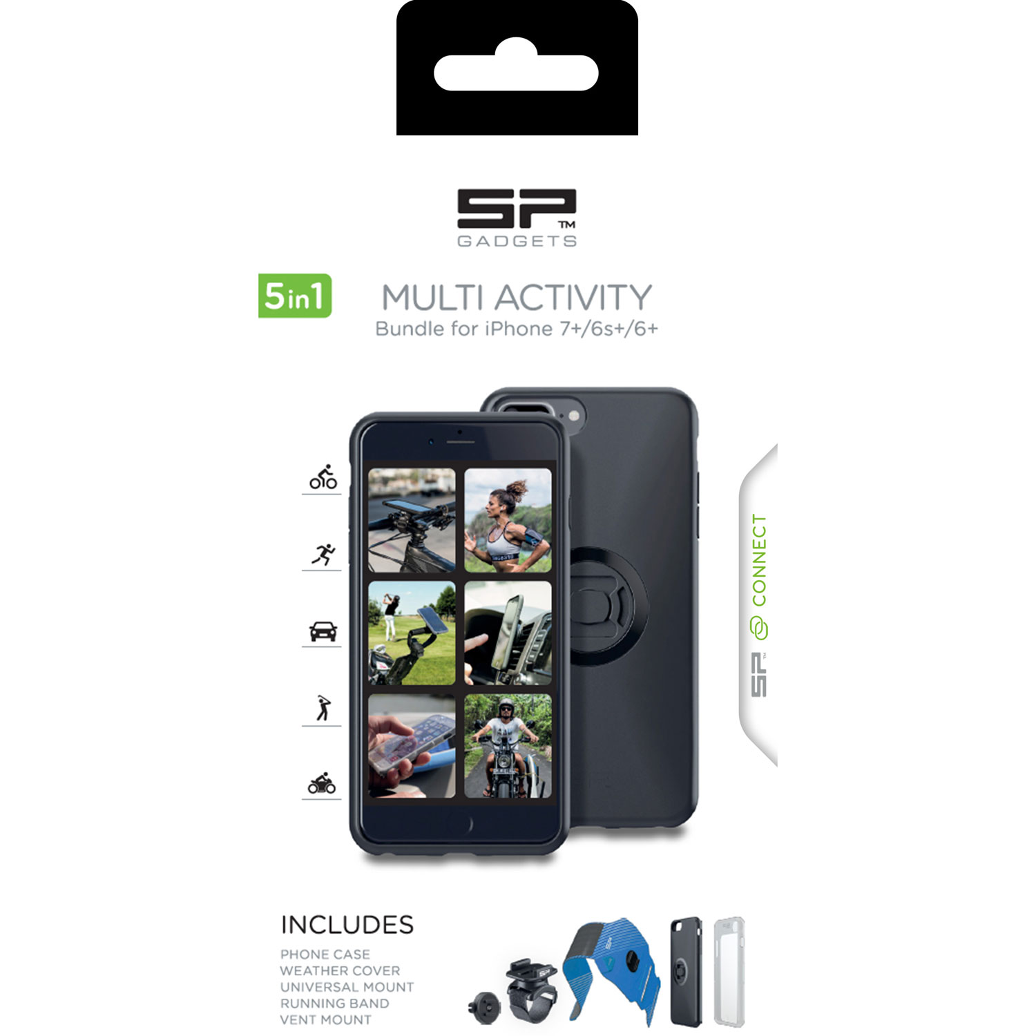 Sp Connect Multi Activity Bundle Для Iphone 7 Plus / 6S Plus / 6 Plus - Черный
