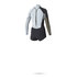 Mystic Womens Diva 3/2 Мм Flatlock Longarm Bz Супер Коротышка - Серый