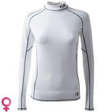 Gill Womens Pro Rash Vest С Длинным Рукавом - Белый
