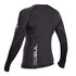 Gul Womens Evotherm Теплый Rashguard С Длинным Рукавом - Черный