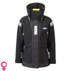 Gill Womens Os2 Морская / Прибрежная Парусная Куртка - Черный