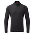 Футболка Gill Mens Uv Tec С Длинным Рукавом И Молнией - Уголь