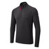 Футболка Gill Mens Uv Tec С Длинным Рукавом И Молнией - Уголь