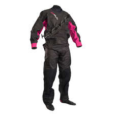 Gul Womens Dartmouth Drysuit - Черный / Розовый - Бесплатный Уничтожитель Gul Womens Dartmouth Drysuit - Черный / Розовый - Бесплатный Уничтожитель