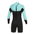 Mystic Женская Марка 3 / 2Mm Back-Zip Flatlock Longarm Коротышка - Мятно-Зеленый