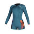 Mystic Womens Diva 2 / 2Mm Короткий Гидрокостюм Longarm С Короткими Рукавами - Teal