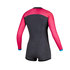 Mystic Womens Diva 2 / 2Mm Короткий Гидрокостюм Longarm С Короткими Рукавами - Phantom Grey