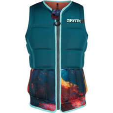 Жилет Для Посадки На Молнию Спереди С Эффектом "вихрь"  Года От Mystic Womens - Teal