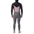 Rip Curl Dawn Patrol 5 / 4Мм Сундук С Капюшоном На Молнии Гидрокостюм Wsm9Bm- Черный