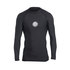 Rip Curl Flashbomb С Длинным Рукавом Polypro Thermal Rash - Черный