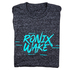 Футболка Ronix Suprem - Темно-Серый Хизер / Аква Блю
