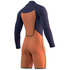 Гидрокостюм Mystic Marshall 3/2 Gbs Longarm Shorty Frontzip - Черный 210112