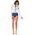 Весенний Гидрокостюм Rip Curl Womens Searchers 1Mm Ls Spring - Slate