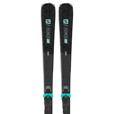 Salomon Womens S / Force 7 И M10 Bindings On-Piste Ski Package