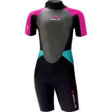 Sola Girls Storm 3 / 2Mm Shorty Wetsuit  - Magneta / Бирюзовый A1723