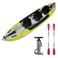 Z-Pro Tango 3 Inflatable Kayak Green - Пакет С Байдаркой Для 2 Или 3 Человек