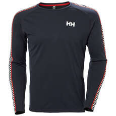 Утепленный Топ Helly Hansen Lifa Active Stripe Crew Crew - Navy 49412 Утепленный Топ Helly Hansen Lifa Active Stripe Crew Crew - Navy 49412