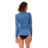 Rip Curl Womens Golden Rays Ls Uv Rash Top - Mid Blue - Wly3Fw